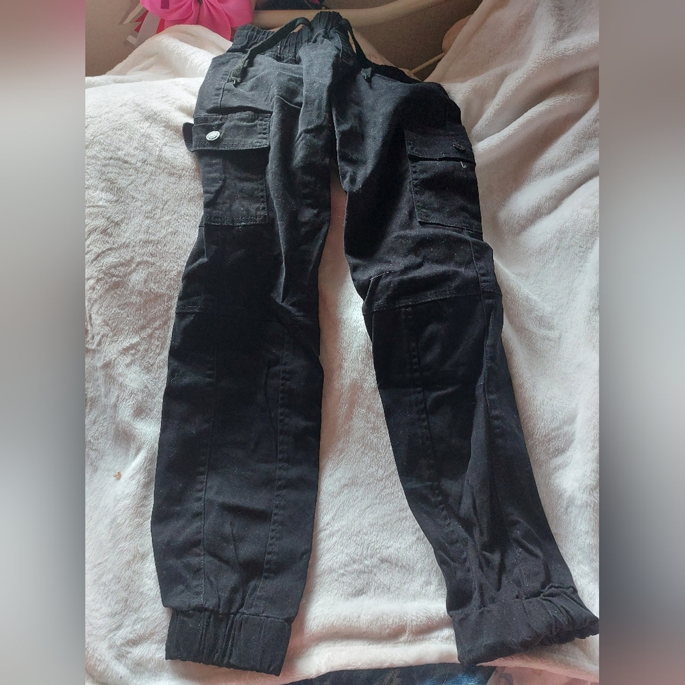 Black Monkey Ride Jeans Cargo Pants